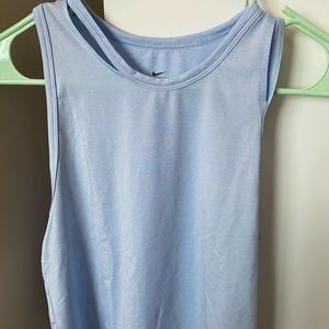 Blue Nike dry fit tank